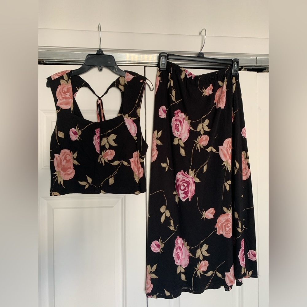 Reformation Upcycled Vintage Floral Set - Size Small